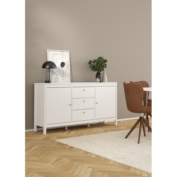 Bijela niska komoda 151x80 cm Madrid – Tvilum-image-1