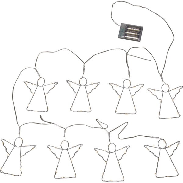 Svjetleći lanac broj žarulja 8 kom na baterije dužina 175 cm Angela – Star Trading-image-4