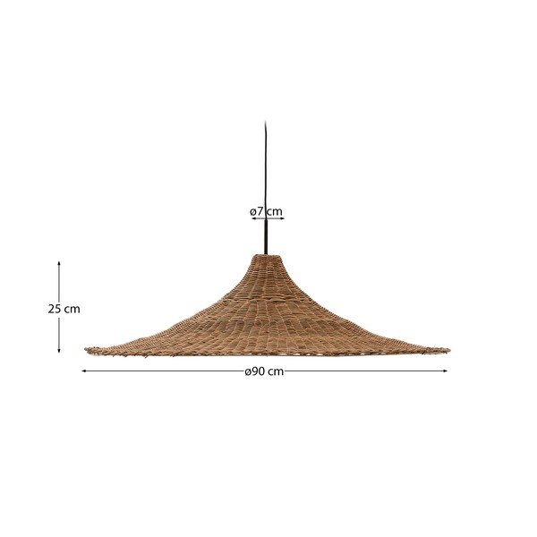 Sjenilo u prirodnoj boji ø 92 cm Bladia – Kave Home-image-4