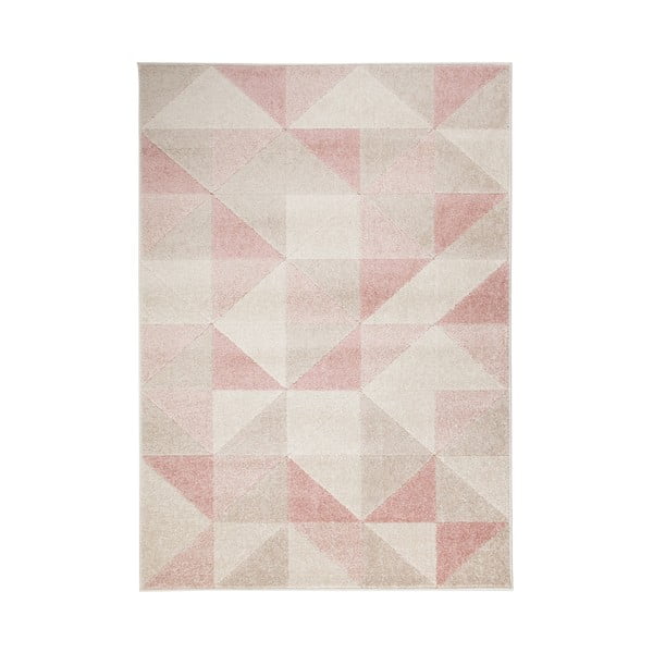 Ružičasti tepih Flair Rugs Urban Triangle, 133 x 185 cm