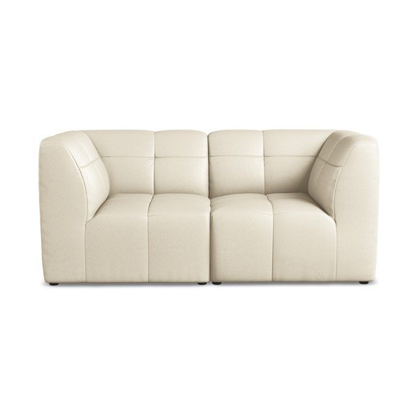 Bež sofa od imitacije kože 180 cm Aloha – Makamii