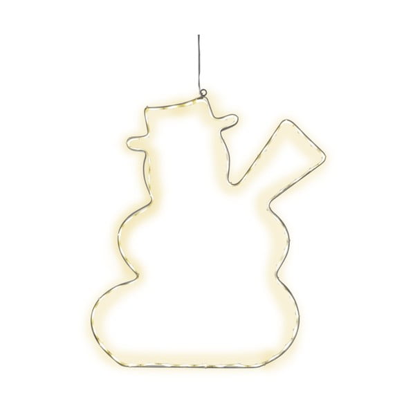 Viseći svijetleći ukrasi LED Best Season Lumiwall Snowman