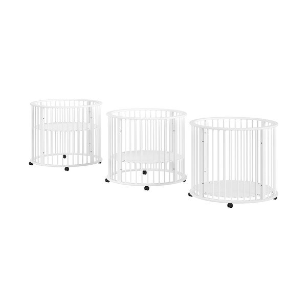 Bijeli putni krevetić od masivne bukve 90x90 cm Dino – Vipack-image-2