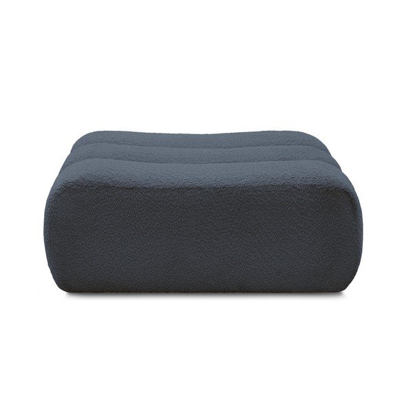 Tamno plavi tabure od bouclé tkanine Azra – Bobochic Paris