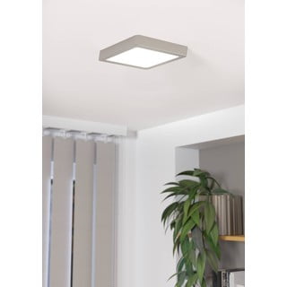 Siva LED stropna svjetiljka 21x21 cm FUEVA 5 – EGLO