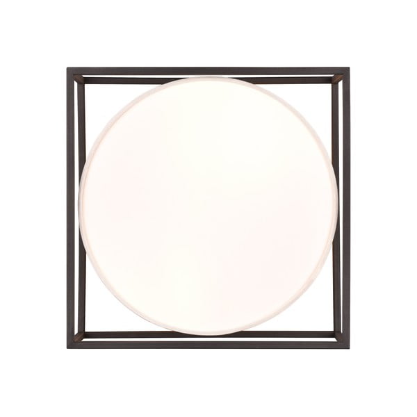 Mat crno-bež stropna svjetiljka 30x30 cm Ross – Trio-image-3