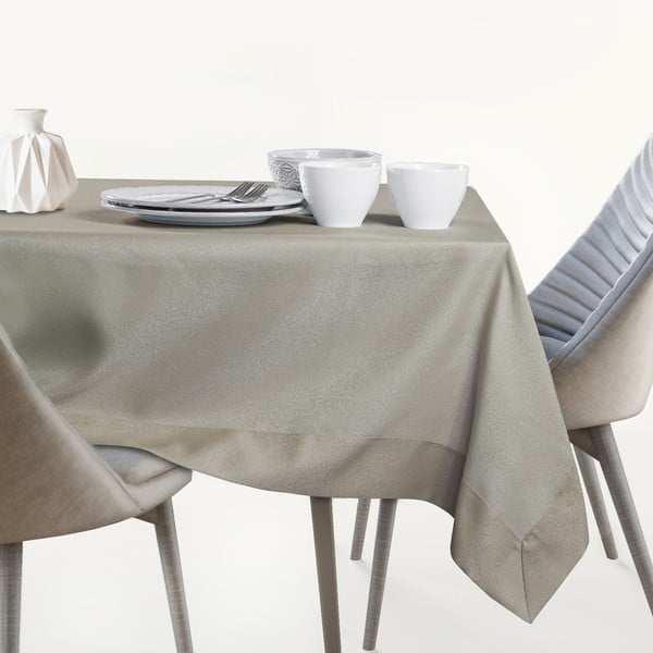 Sivo-smeđi stolnjak AmeliaHome Empire Cappuccino, 140 x 280 cm-image-3