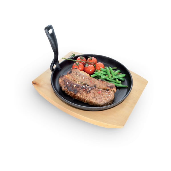 Grill tava s uklonjivom ručkom od lijevanog željeza ø 22 cm LITINA – Orion-image-2