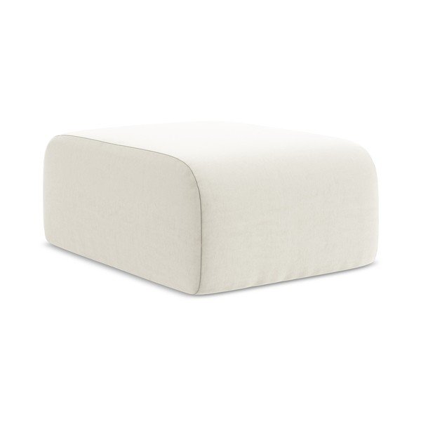 Bež baršunast tabure Lani – Makamii