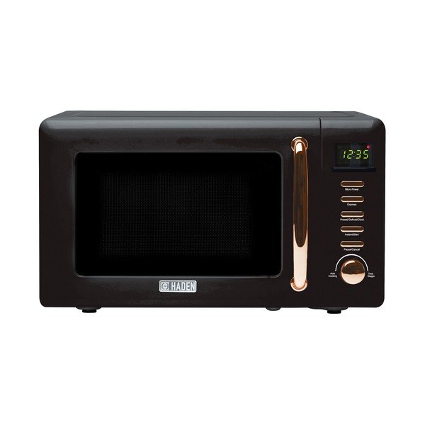 Crna mikrovalna pećnica Black & Copper – Haden