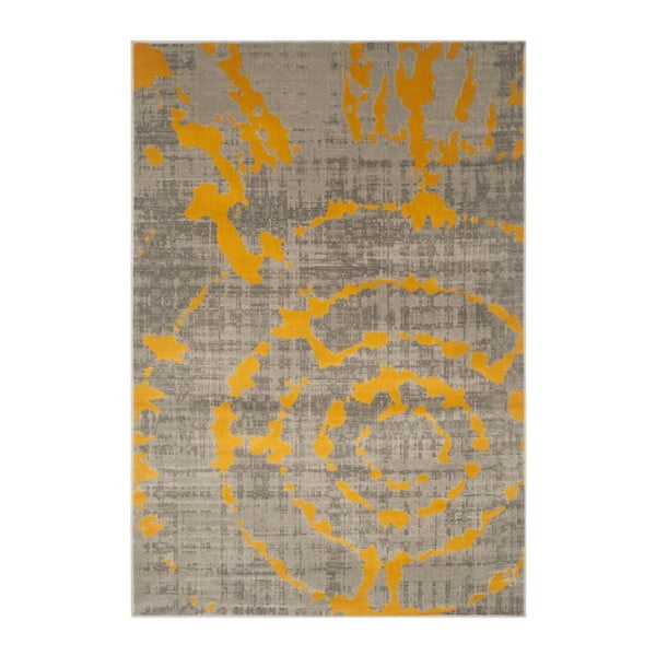 Žuti tepih Webtappeti Abstract, 184 x 275 cm