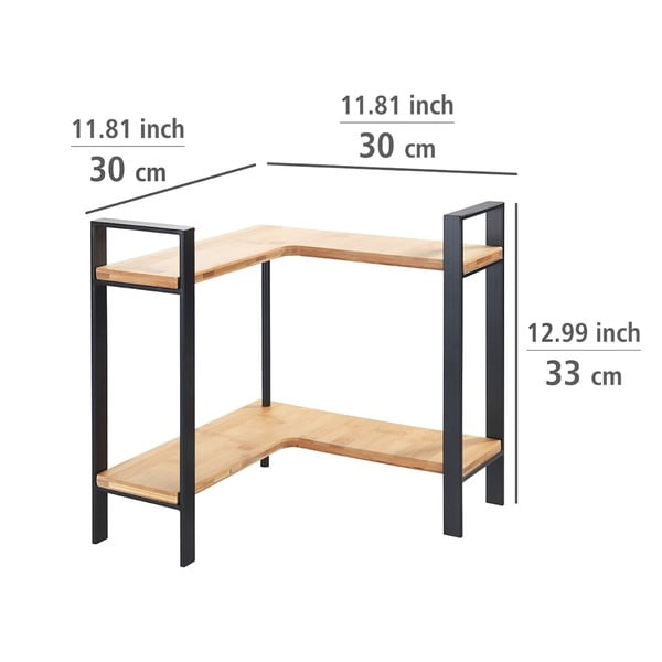 Kuhinjska kutna polica Wenko Lou, 30 x 33 cm-image-4