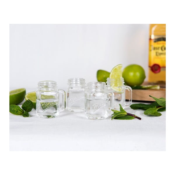 Set od 4 staklenke Rex London Mason Jar-image-4