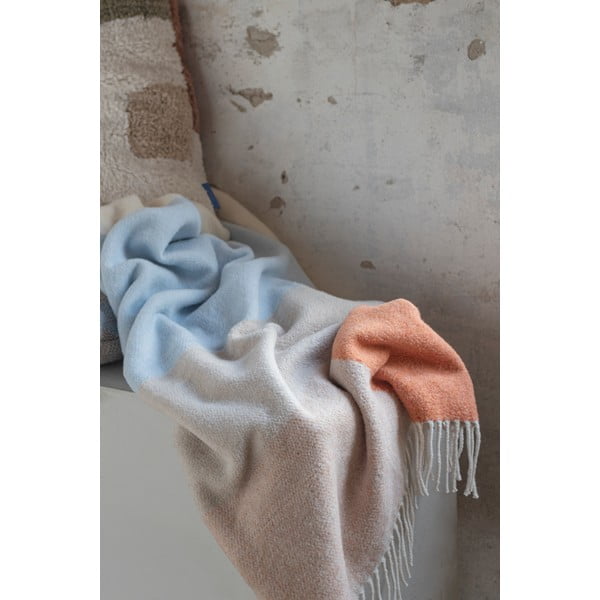 Žuta /plava deka 125x190 cm Brick – Mette Ditmer Denmark-image-4