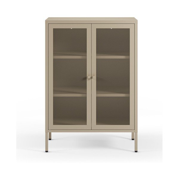 Krem metalni ormarić 70x100x40 cm Fayna – Marckeric