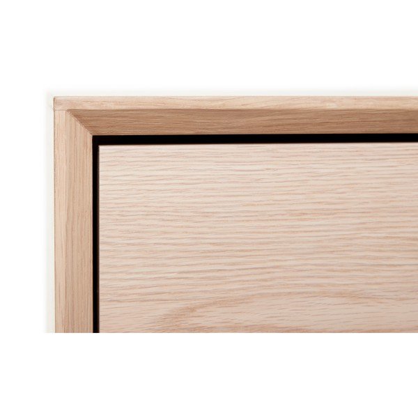 Niska komoda od bijelog hrasta s 3 vrata Unikatni namještaj Vivara-image-2