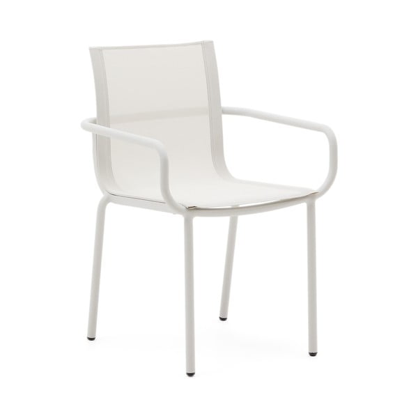Bijela metalna vrtna stolica Galdana – Kave Home