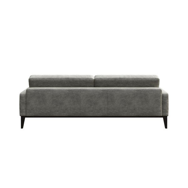 Siva sofa od imitacije kože MESONICA Musso Tufted, 210 cm-image-3