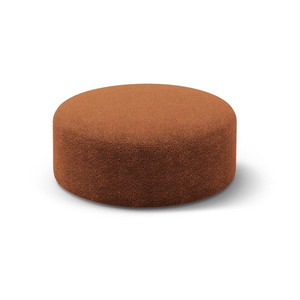 Ciglasti tabure od bouclé tkanine Dia – Micadoni 