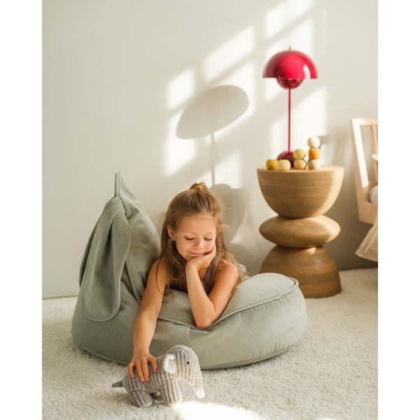 Mentol zelena baršunasti vreća za bebe Bunny – Wigiwama-image-3