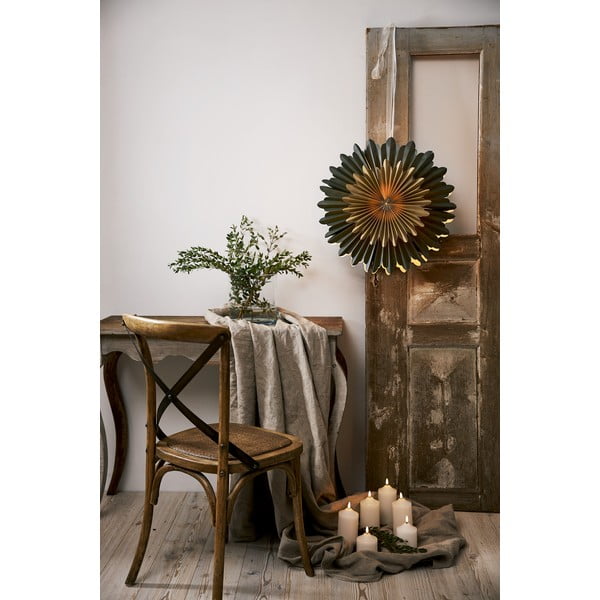 Zelená vánoční světelná dekorace Star Trading Crystal-image-1