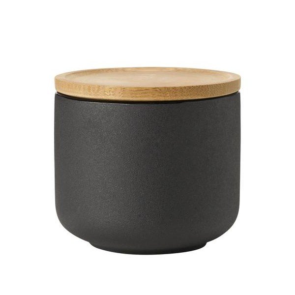 Crna šalica za cappuccino od kamenine 200 ml Theo – Stelton-image-2