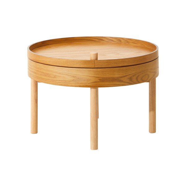 Okrugao pomoćni stol u dekoru bora ø 60 cm Viborg – Premier Housewares