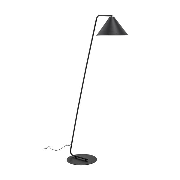 Crna stojeća svjetiljka s metalnim sjenilom (visina 165 cm) Latisha – Bloomingville