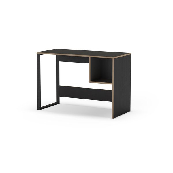 Radni stol s crnom pločom stola 50x110 cm Lyly – Marckeric-image-3