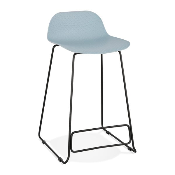 Svijetlo plava barska stolica Kokoon Slade, visina sjedenja 85 cm