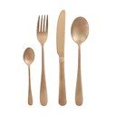 Pribor za jelo od nehrđajućeg čelika 16 kom u zlatnoj boji Posate Old - Brandani