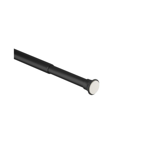 Mat crna šipka za zavjesu za tuš 106 - 182 cm Chroma – Umbra