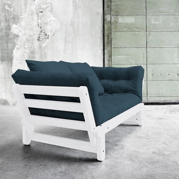 Karup Beat White / Deep Blue kauč na razvlačenje-image-1