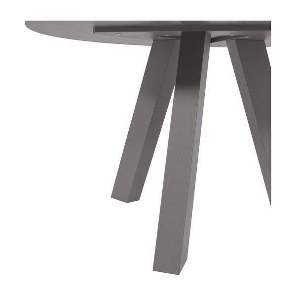 Okrugao blagovaonski stol od punog hrasta ø 129 cm Rhonda – WOOOD-image-4