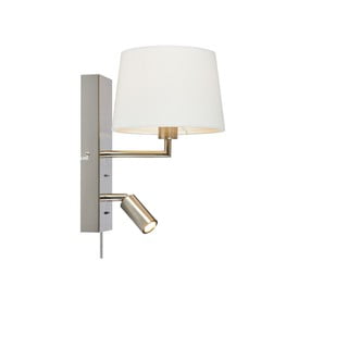 LED zidna svjetiljka u bijelo-srebrnoj boji (duljina 28,5 cm) Como - Markslöjd