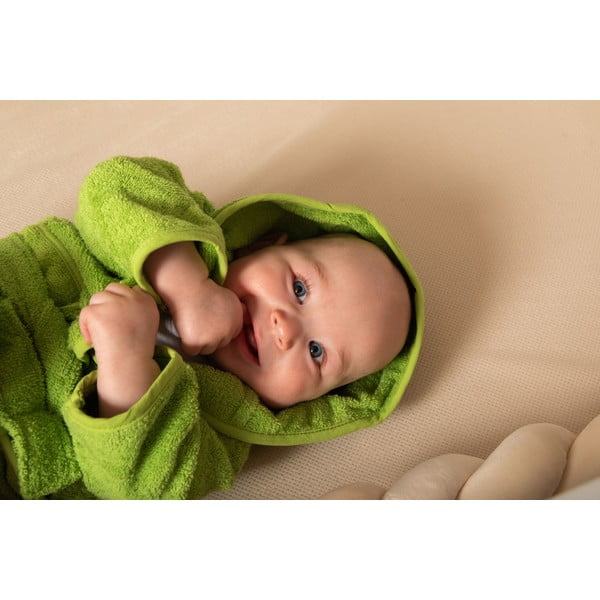 Tamno rozi pamučni dječji kućni ogrtač vel.1-2 god - Tiseco Home Studio-image-1