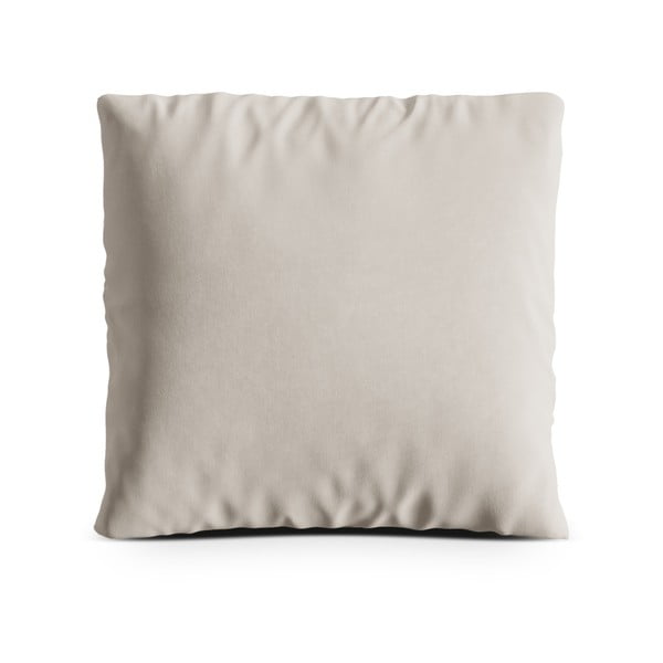 Bež baršunast ukrasni jastuk za sjedeću garnituru Kemi – Cosmopolitan Design