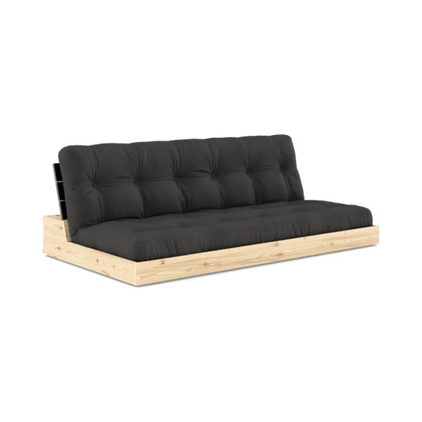 Tamno siva sklopiva sofa 196 cm Base – Karup Design