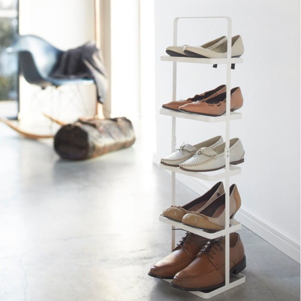 Bijeli metalni stalak za cipele Tower Shoe Rack – YAMAZAKI-image-2