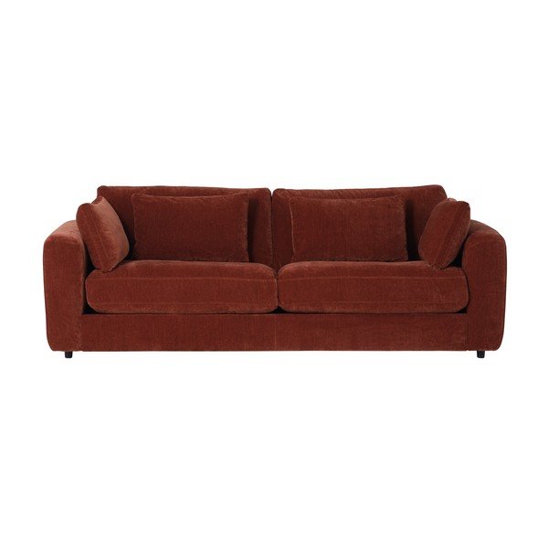 Smeđa sofa od šenila 240 cm Chunky – vtwonen-image-3