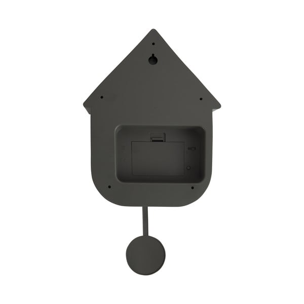 Zeleni zidni sat s klatnom Karlsson Modern Cuckoo, 21,5 x 41,5 cm-image-3