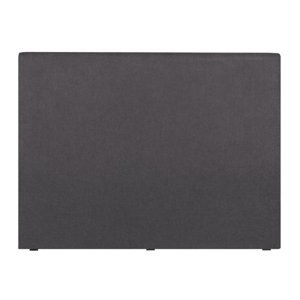Tamno sivo uzglavlje Cosmopolitan design Napulj, širina 202 cm