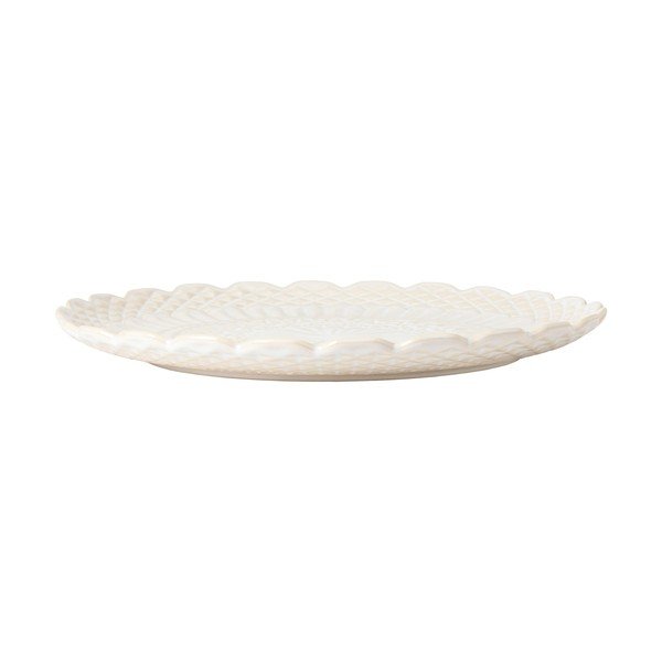 Bijeli tanjur za serviranje od kamenine ø 39 cm Cristal – Costa Nova-image-1