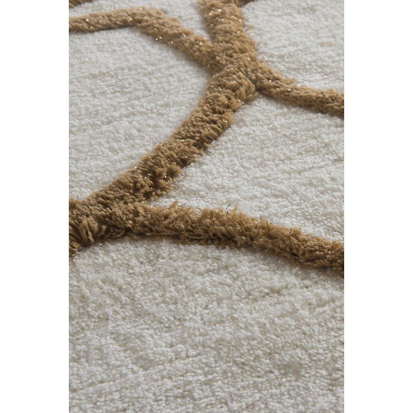 Smeđe i bijele kupaonske prostirke u setu od 3 komada 100x60 cm Bonne - Foutastic-image-4