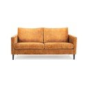 Žuta sofa s baršunastom površinom Scandic Adagio, širine 153 cm