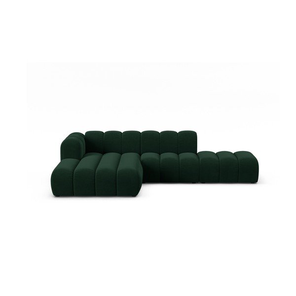 Tamno zelena kutna garnitura (s lijevim kutom) Lupine – Micadoni Home