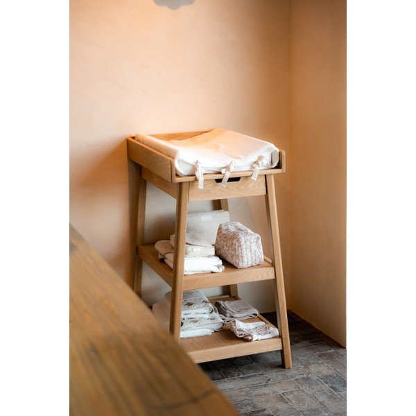 Stol za presvlačenje od punog hrasta u prirodnoj boji Woods – Vipack-image-4