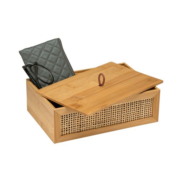 Kupaonski organizator od bambusa Wenko Allegre, 22 x 7 cm-image-1