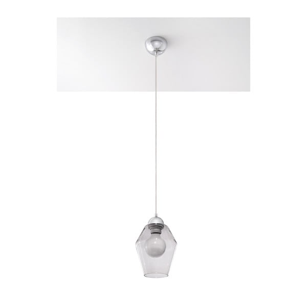 Siva stropna svjetiljka Nice Lamps Dora