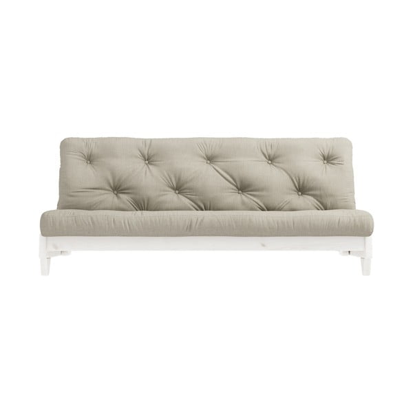 Podesiva sofa Karup Design Fresh Bijela/Lan Bež